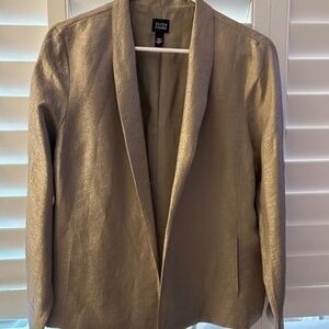 Eileen Fisher Taupe Metallic Jacket